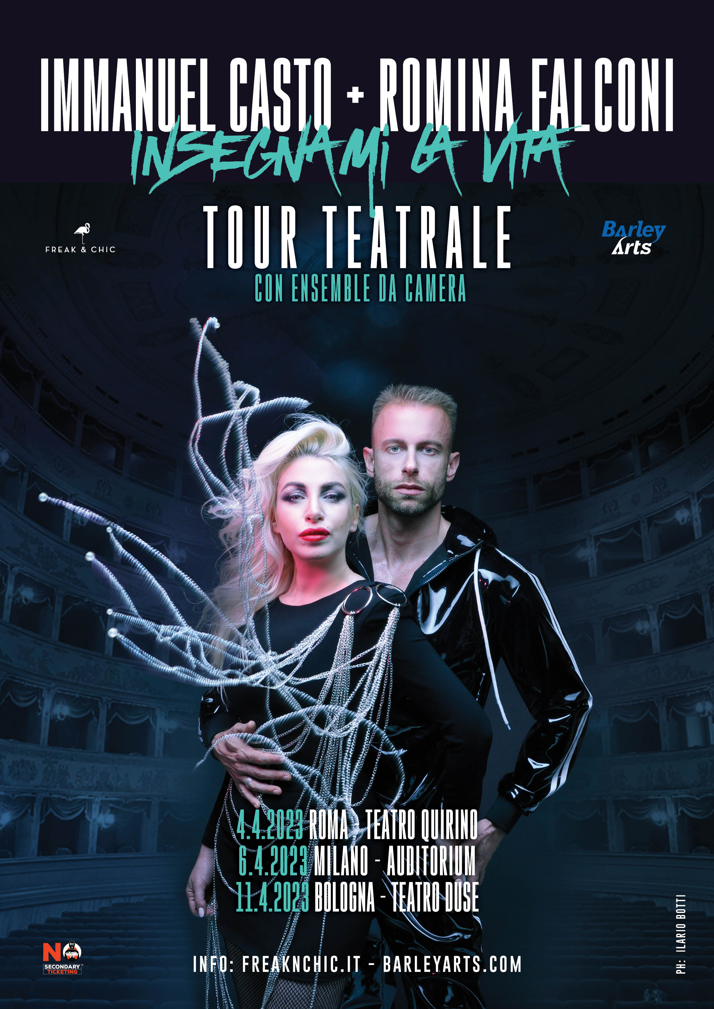 IMMANUEL CASTO e ROMINA FALCONI: annunciato il tour nei teatri ad aprile –  BitsRebel